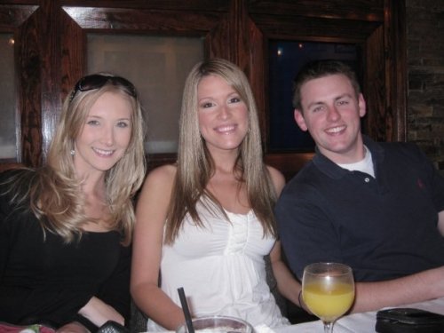 my niece, Leigh, Lindsay, & her fiance, Andrew